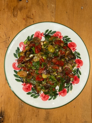 Roasted Brussel Sprouts Salad